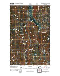 Belshazzar Mountain 2011 topographic map thumbnail