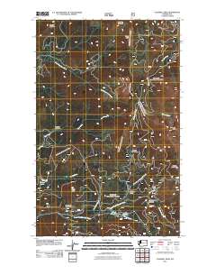 Calispell Peak 2011 topographic map thumbnail