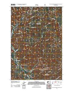 Big Huckleberry Mountain 2011 topographic map thumbnail
