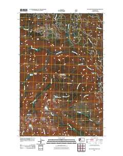 Big Jim Mountain 2011 topographic map thumbnail