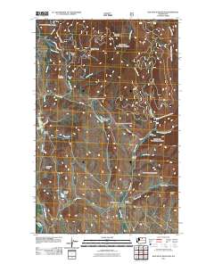 Blue Buck Mountain 2011 topographic map thumbnail