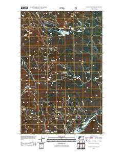 Aladdin Mountain 2011 topographic map thumbnail