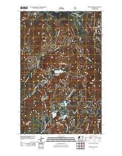 Browns Lake 2011 topographic map thumbnail