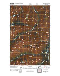 Frosty Creek 2011 topographic map thumbnail