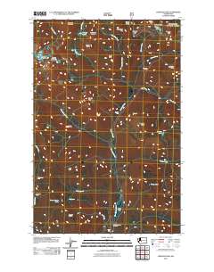 Chinook Pass 2011 topographic map thumbnail