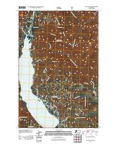 Cle Elum Lake 2011 topographic map thumbnail