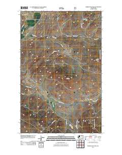 Barker Mountain 2011 topographic map thumbnail