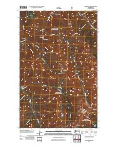 Azurite Peak 2011 topographic map thumbnail