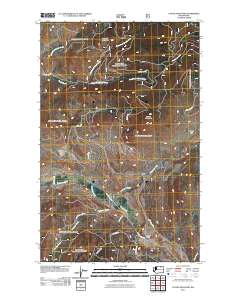 Cayuse Mountain 2011 topographic map thumbnail
