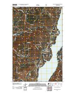 Bangs Mountain 2011 topographic map thumbnail