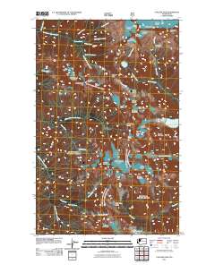 Cascade Pass 2011 topographic map thumbnail