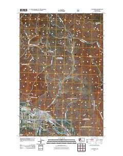 Cashmere 2011 topographic map thumbnail