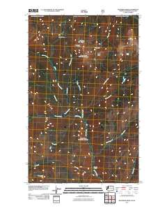Bauerman Ridge 2011 topographic map thumbnail