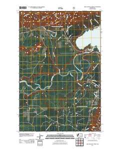 Lake Quinault West 2011 topographic map thumbnail