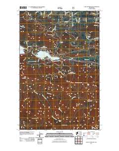 Lake Sutherland 2011 topographic map thumbnail