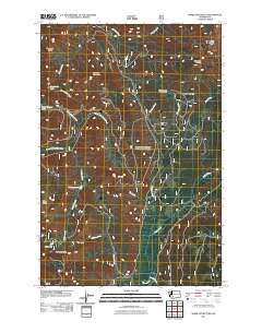 Hamilton Buttes 2011 topographic map thumbnail