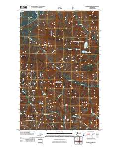 Illabot Peaks 2011 topographic map thumbnail