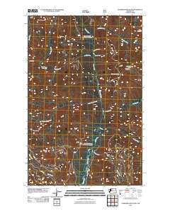 Evergreen Mountain 2011 topographic map thumbnail