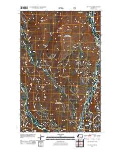 Doe Mountain 2011 topographic map thumbnail