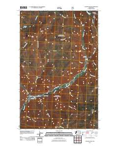 Coleman Peak 2011 topographic map thumbnail