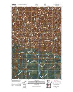Dry Bed Lakes 2011 topographic map thumbnail