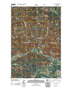 Kiona Peak 2011 topographic map thumbnail
