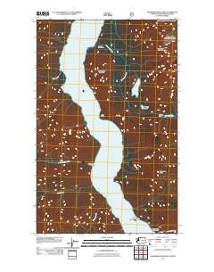 Hozomeen Mountain 2011 topographic map thumbnail