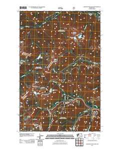 Labyrinth Mountain 2011 topographic map thumbnail