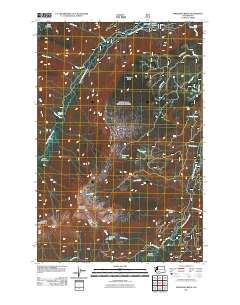 Pinegrass Ridge 2011 topographic map thumbnail