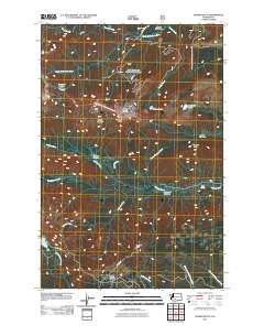 Jennies Butte 2011 topographic map thumbnail