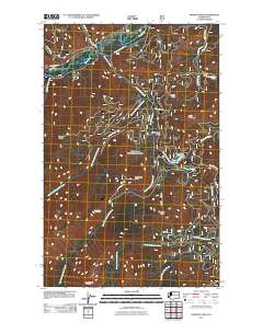 Hoodoo Peak 2011 topographic map thumbnail