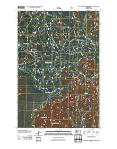 Little Huckleberry Mountain 2011 topographic map thumbnail