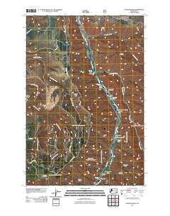 Hopkins Ridge 2011 topographic map thumbnail