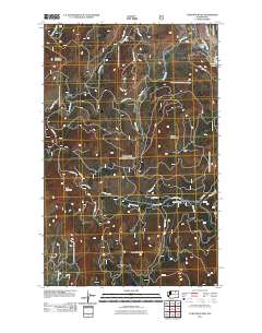 Tunk Mountain 2011 topographic map thumbnail