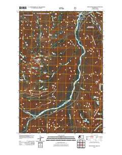 White River Park 2011 topographic map thumbnail
