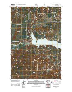 Mount Mitchell 2011 topographic map thumbnail