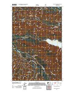 Mount Muller 2011 topographic map thumbnail