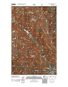 Mount Barney 2011 topographic map preview