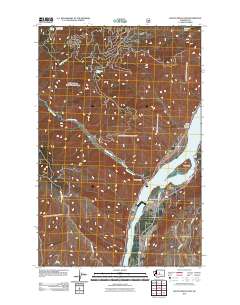Rocky Reach Dam 2011 topographic map thumbnail