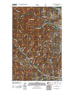 Thompson Ridge 2011 topographic map thumbnail