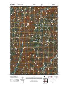 Spencer Butte 2011 topographic map thumbnail