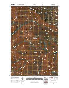 Timberwolf Mountain 2011 topographic map thumbnail