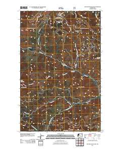 Sitdown Mountain 2011 topographic map thumbnail