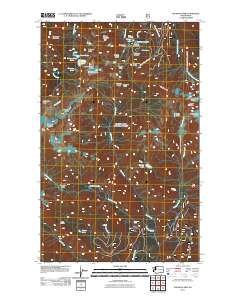 Shuksan Arm 2011 topographic map thumbnail