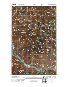 Vulcan Mountain 2011 topographic map thumbnail