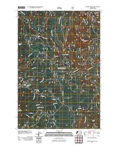 Sleeping Beauty 2011 topographic map thumbnail