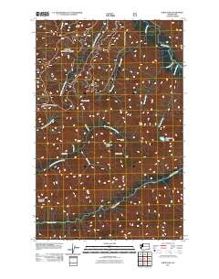 Slide Peak 2011 topographic map thumbnail