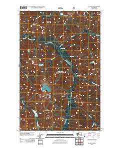 Sloan Peak 2011 topographic map thumbnail