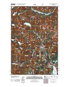 Snoqualmie Pass 2011 topographic map thumbnail