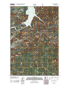 Yale Dam 2011 topographic map thumbnail